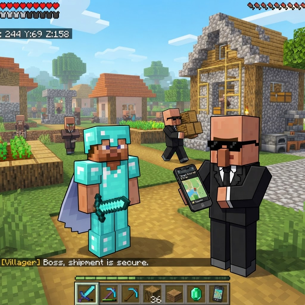 Imagem promocional do mod Villager Agiota V2
